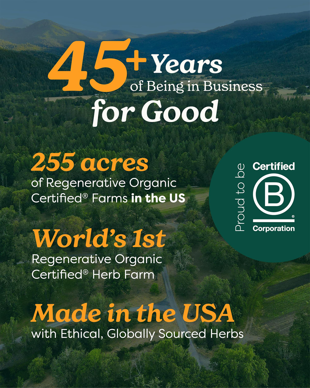 Emballage de l'extrait de Horehound Herb Pharm, vue de côté