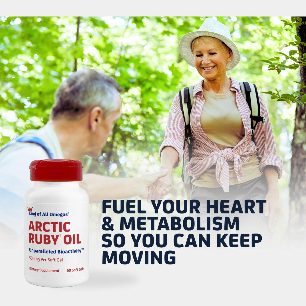 Emballage de l'huile Arctic Ruby d'daily wellness 1000mg Omega 3