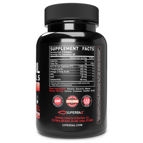 Emballage de l'huile de Krill 1000mg Zeal Naturals