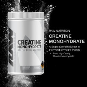 Emballage de la créatine monohydrate RAW 620g