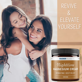 Emballage de la crème de magnésium nocturne Magnum Solace
