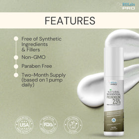Emballage de la crème de Pregnénolone BIOLABS PRO 2,5%