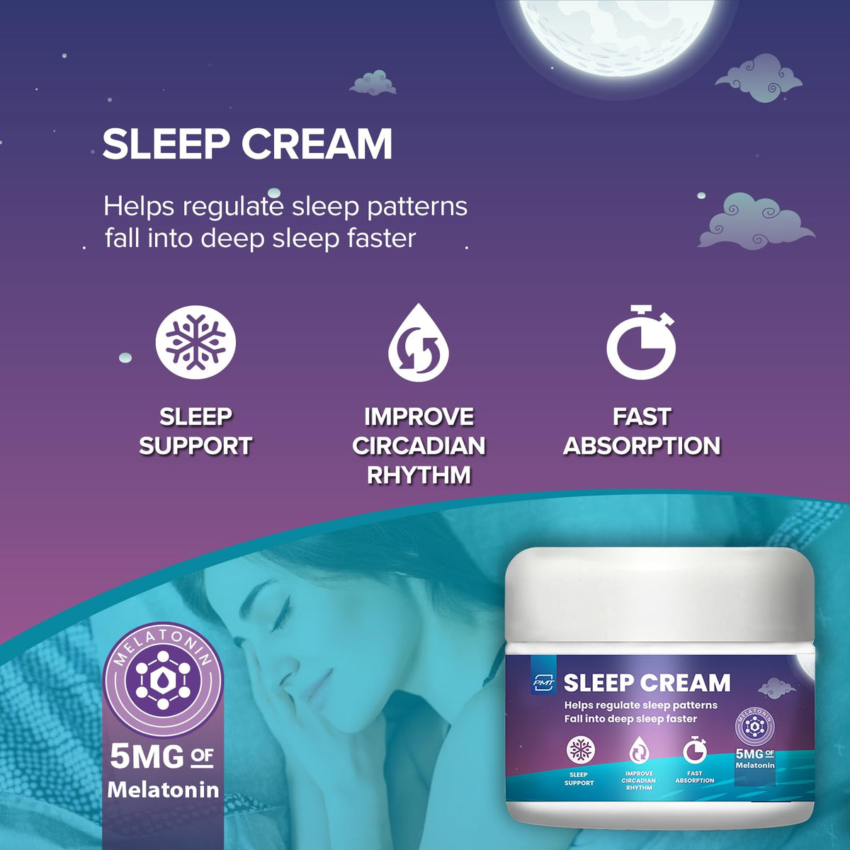 Emballage de la crème de sommeil M PAIN MANAGEMENT TECHNOLOGIES