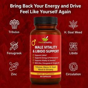 Emballage de la Formule de Vitalité Masculine Herb Vitality