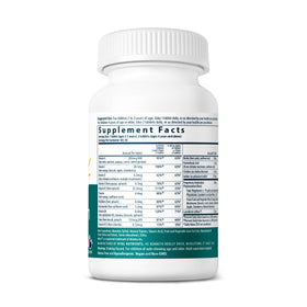 Emballage de la multivitamine sans fer Vital Nutrients, vue latérale