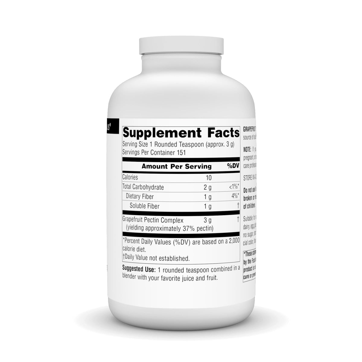 Emballage de la Pectine de Pamplemousse Source Naturals 531g