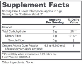 Emballage de la poudre d'acacia bio PROTOCOL FOR LIFE BALANCE