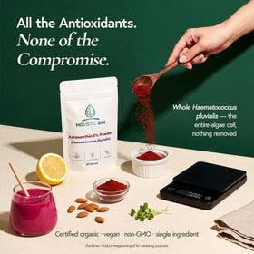 Emballage de la poudre d'Astaxanthine Holistic Bin
