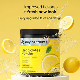 Emballage de la poudre d'électrolytes au potassium KEY NUTRIENTS