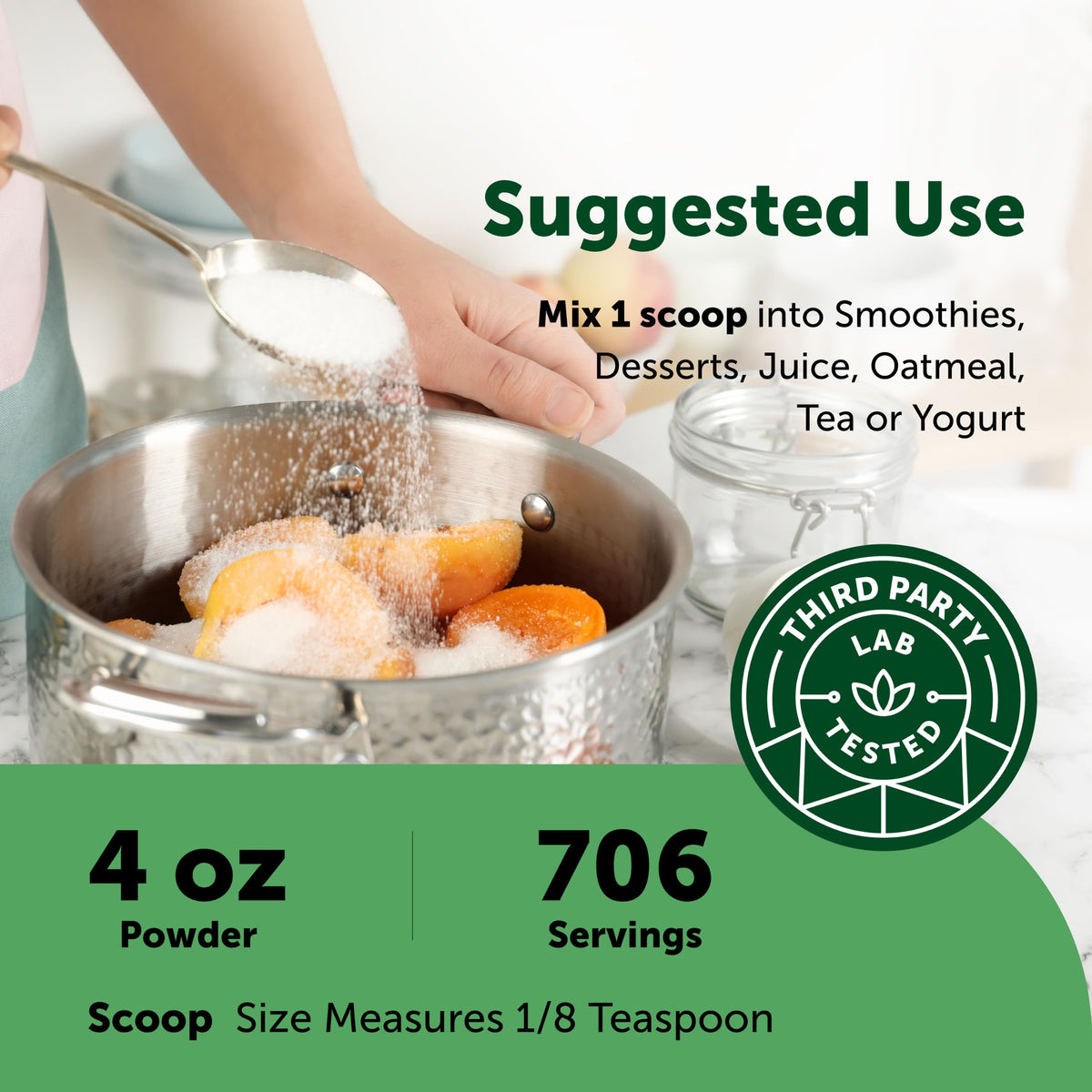 Emballage de la poudre d'extrait de stevia bio Micro Ingredients