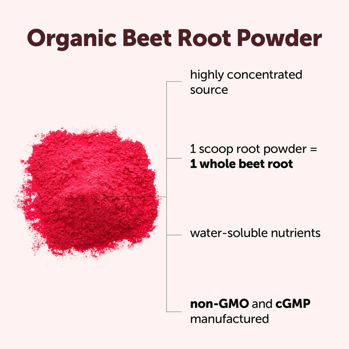 Emballage de la poudre de betterave bio Micro Ingredients