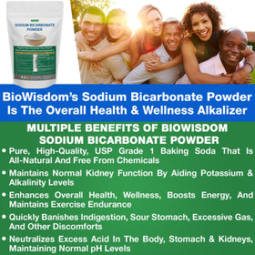 Emballage de la poudre de bicarbonate de sodium BioWisdom