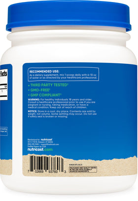 Emballage de la poudre de blé vert bio Nutricost