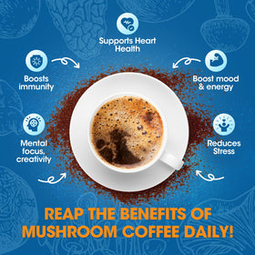 Emballage de la poudre de café aux champignons B BEWORTHS