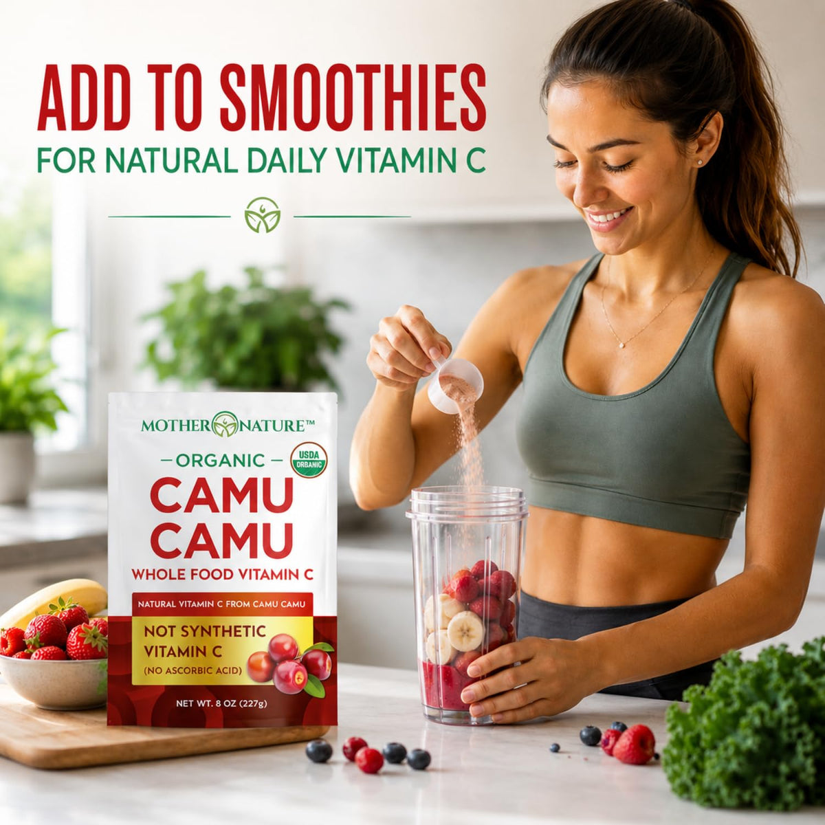 Emballage de la poudre de Camu Camu Bio 240g