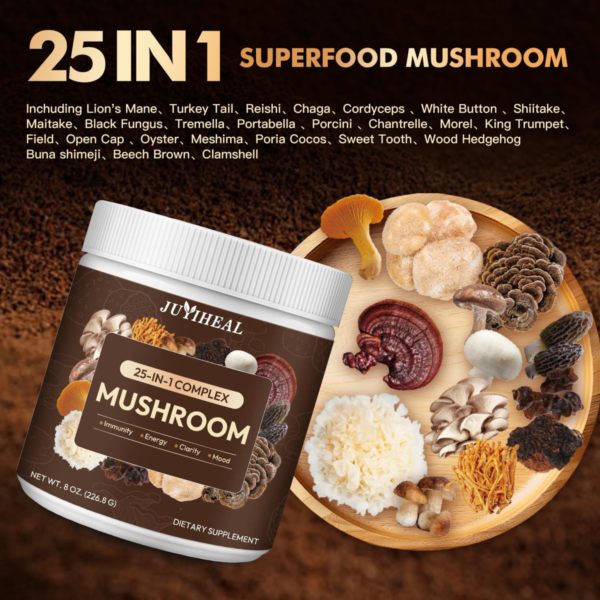 Emballage de la poudre de champignon JUYIHEAL