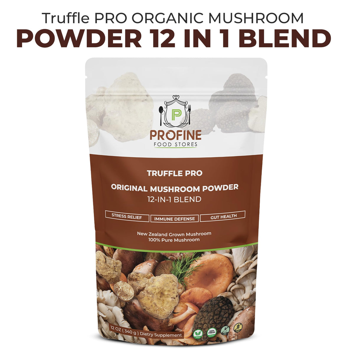 Emballage de la poudre de champignons Profine