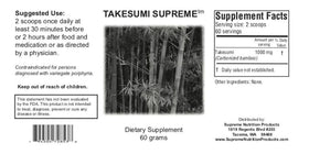Emballage de la poudre de charbon actif Takesumi 60g