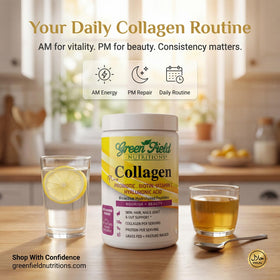 Emballage de la poudre de collagène halal GREEN FIELD NUTRITIONS