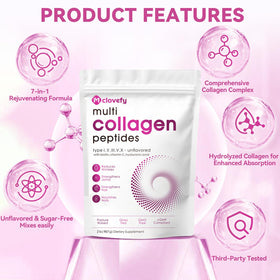 Emballage de la poudre de collagène Mclovefy 930g