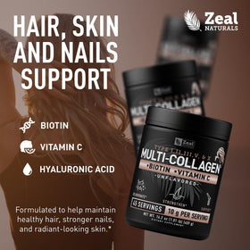 Emballage de la poudre de collagène Zeal Naturals