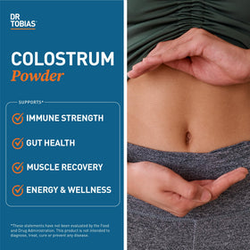 Emballage de la poudre de colostrum bovin Dr. Tobias