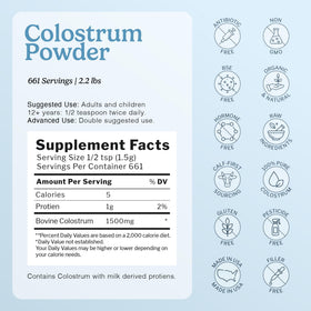 Emballage de la poudre de colostrum daily wellness-Tree