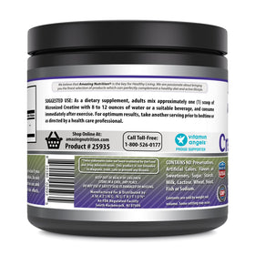 Emballage de la poudre de créatine monohydrate Amazing Nutrition