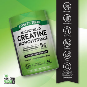 Emballage de la poudre de créatine Nature's Truth 399g