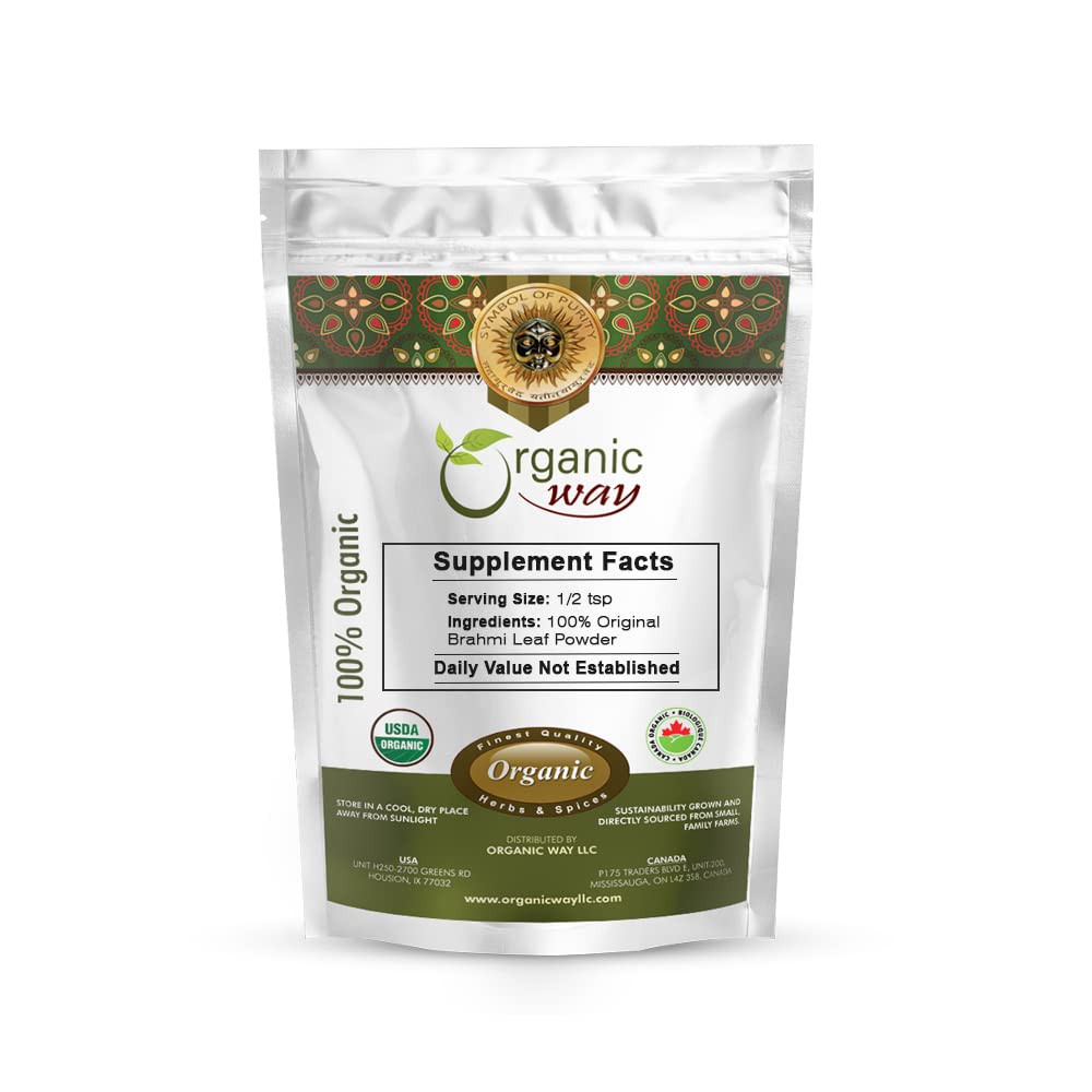 Emballage de la poudre de feuille de brahmi Organic Way