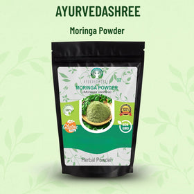 Emballage de la poudre de feuille de moringa AYURVEDASHREE