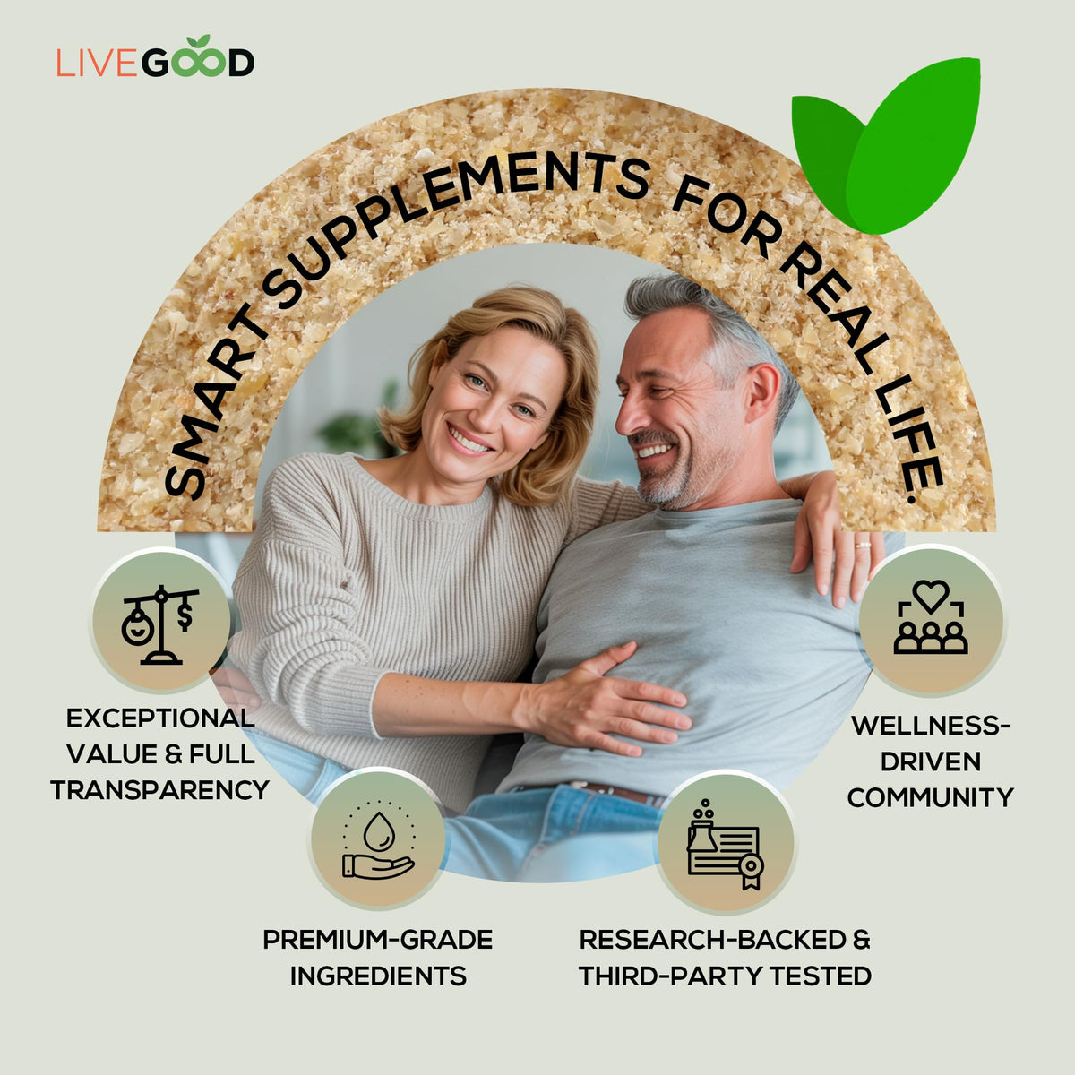 Emballage de la Poudre de Fibre Biologique LIVEGOOD