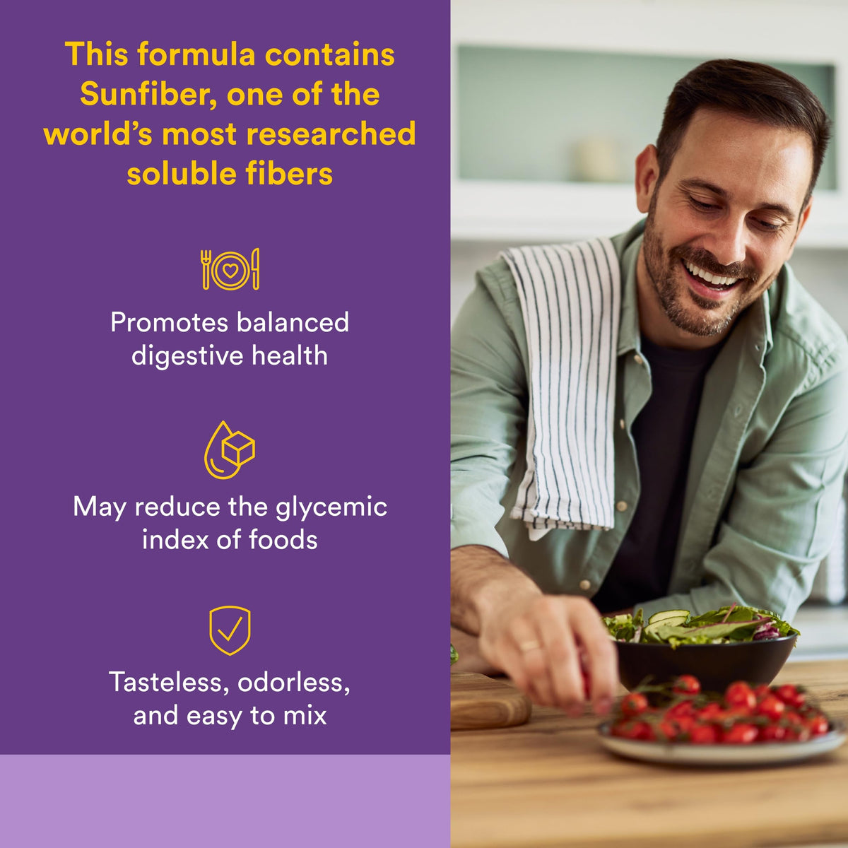 Emballage de la poudre de fibre Reliefiber Natural Factors