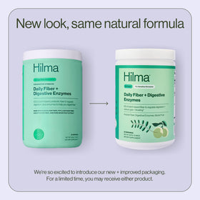 Emballage de la poudre de fibres Hilma, côté