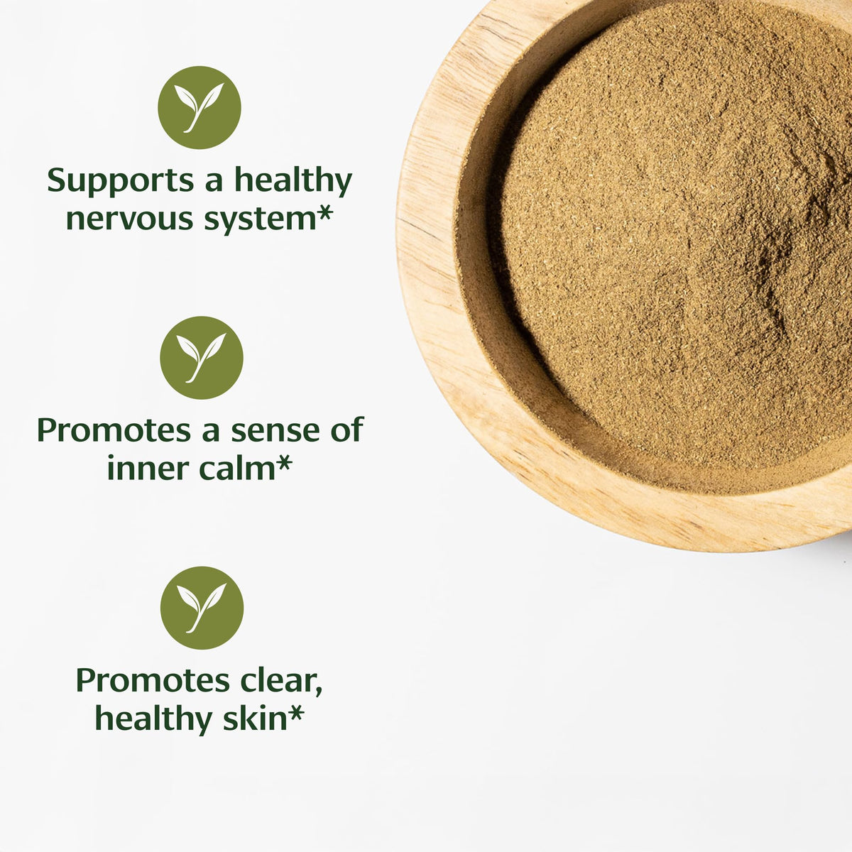 Emballage de la poudre de Gotu Kola Bio Banyan Botanicals