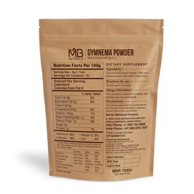 Emballage de la poudre de gymnema MB Herbals 240g