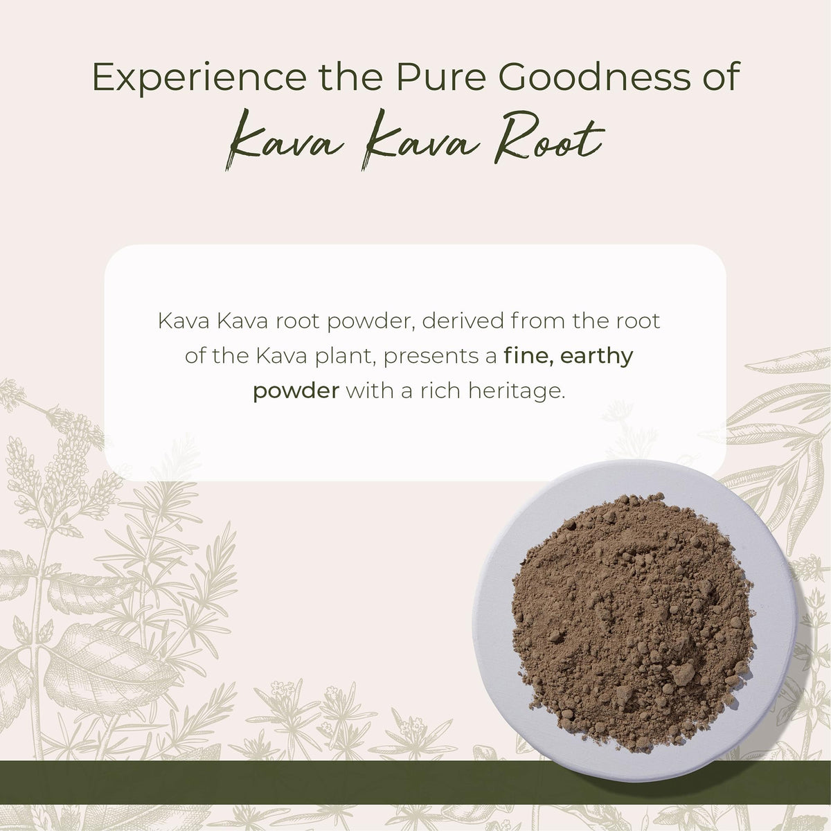 Emballage de la poudre de Kava Kava Starwest Botanicals