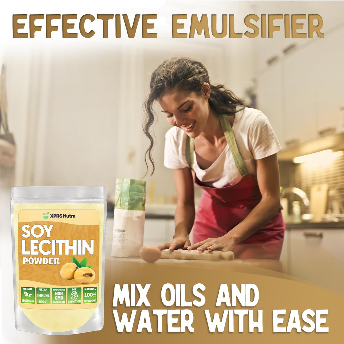 Emballage de la poudre de lécithine de soja XPRS Nutra