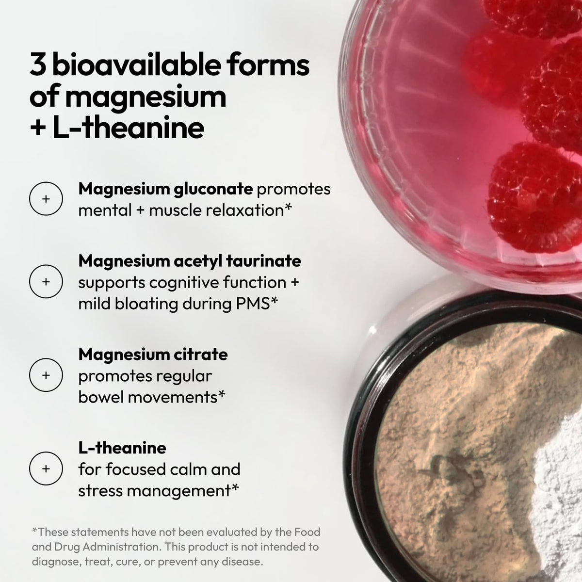 Emballage de la poudre de magnésium Magnesi-Om de Moon Juice