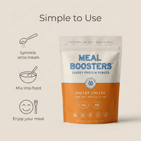 Emballage de la poudre de protéine savoureuse Meal support sur une table