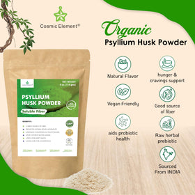 Emballage de la poudre de psyllium bio Cosmic Element