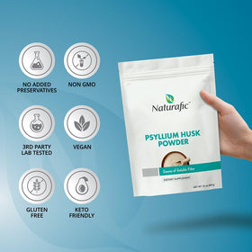 Emballage de la poudre de psyllium Naturafic