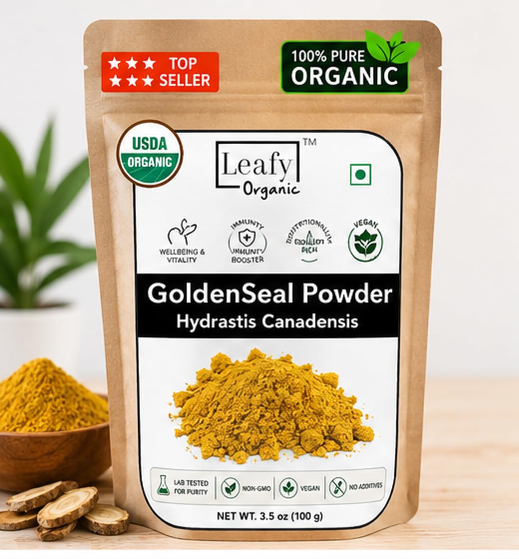 Emballage de la poudre de racine de goldenseal Leafy Organic
