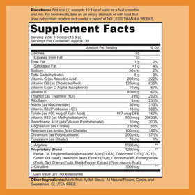 Emballage de la poudre de santé cardiaque L-Arginine 5000mg