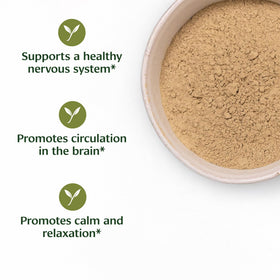 Emballage de la poudre de Shankhapushpi Bio Banyan Botanicals