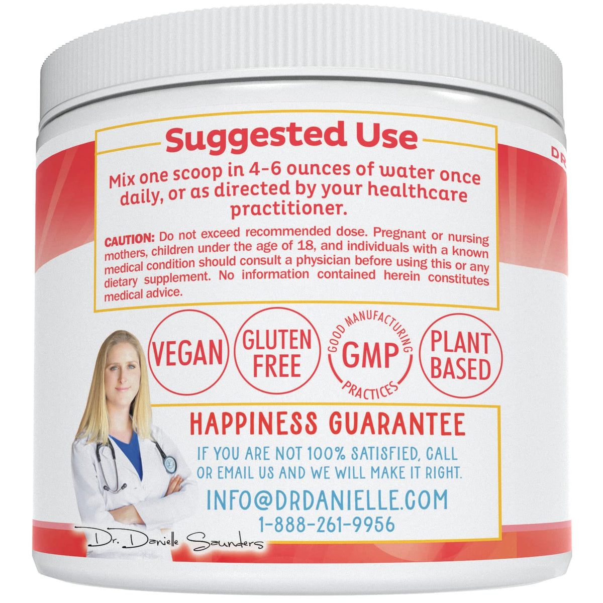 Emballage de la poudre de soutien intestinal Doctor Danielle 458g