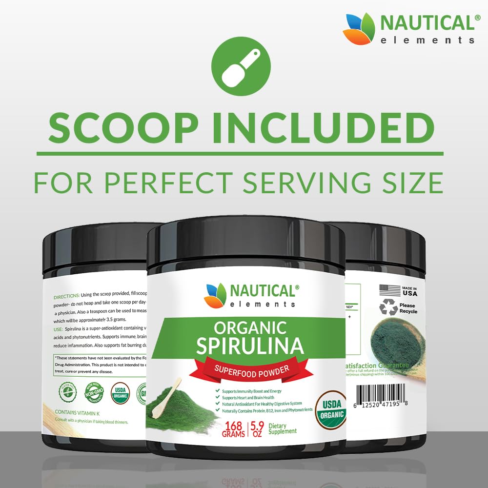 Emballage de la Poudre de Spiruline Bio Nautical Elements