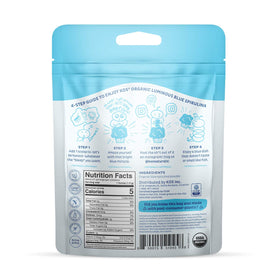 Emballage de la poudre de spiruline bleue KOS