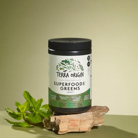 Emballage de la poudre de superaliments verts TERRA ORIGIN