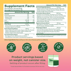 Emballage de la poudre de superfoods Bloom Nutrition 240g